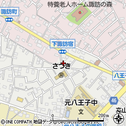 東京都八王子市大楽寺町358周辺の地図