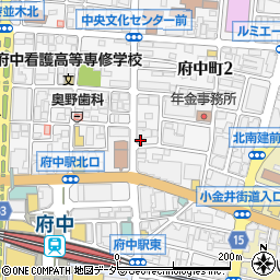 東京都府中市府中町2丁目10-1周辺の地図