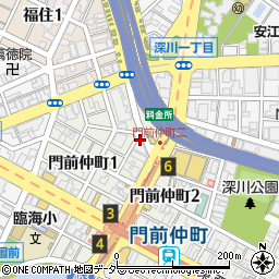 中国料理 門前仲町 虎（FUU）周辺の地図