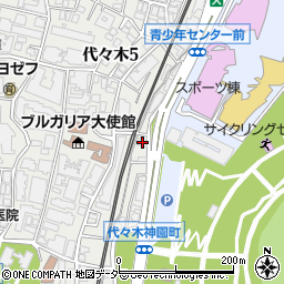 東京都渋谷区代々木5丁目61-1周辺の地図