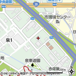 ブリヂストン・生産財タイヤソリューション・関東周辺の地図