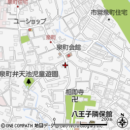 東京都八王子市泉町1306-13周辺の地図