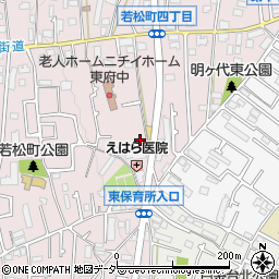 クオール薬局府中若松町店周辺の地図