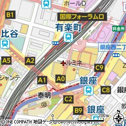東京都千代田区有楽町2丁目周辺の地図
