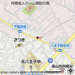 東京都八王子市大楽寺町365周辺の地図