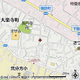 東京都八王子市大楽寺町320周辺の地図