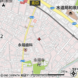 東京都杉並区永福1丁目40-4周辺の地図