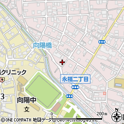 東京都杉並区永福3丁目3-17周辺の地図