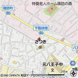 東京都八王子市大楽寺町355周辺の地図