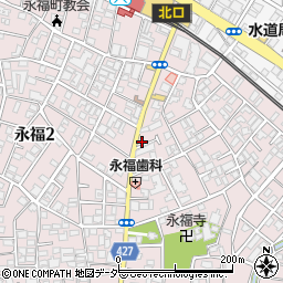 キャッスル永福町周辺の地図
