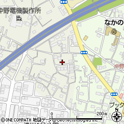 東京都八王子市楢原町221周辺の地図