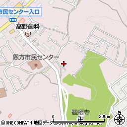 東京都八王子市西寺方町243周辺の地図
