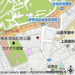東京都港区赤坂7丁目2-3周辺の地図