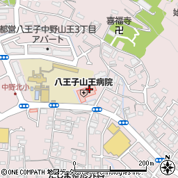 八王子山王病院周辺の地図
