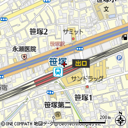 大黒屋笹塚店周辺の地図
