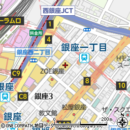 博多華味鳥 銀座二丁目店周辺の地図