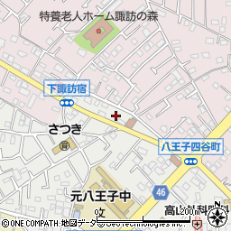 東京都八王子市大楽寺町364周辺の地図