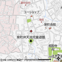 東京都八王子市泉町1293周辺の地図