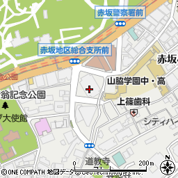 バンコクキッチン 赤坂店周辺の地図