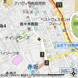 きなせや 赤坂割烹店周辺の地図