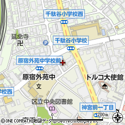 ＳＣＣ千駄ヶ谷コミュニティセンター周辺の地図