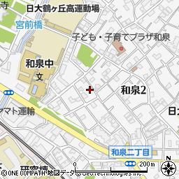 東京都杉並区和泉2丁目19-9周辺の地図