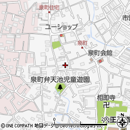 東京都八王子市泉町1292周辺の地図