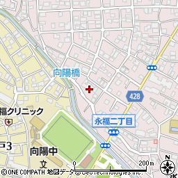 東京都杉並区永福3丁目3周辺の地図