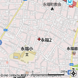 東京都杉並区永福2丁目34-9周辺の地図