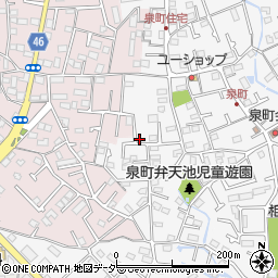 東京都八王子市泉町1194-2周辺の地図