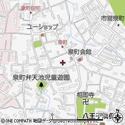 東京都八王子市泉町1302周辺の地図