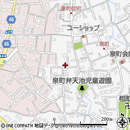 東京都八王子市泉町1194-4周辺の地図