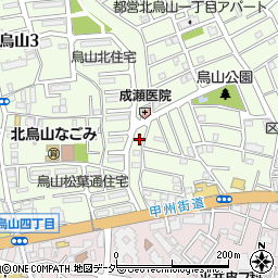 東京都世田谷区北烏山1丁目13-14周辺の地図