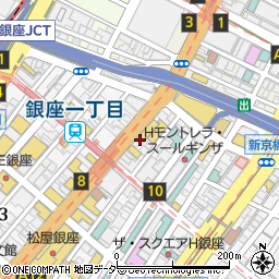 ラグラン銀座医院周辺の地図