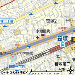 ＴＳＫ笹塚ビル周辺の地図