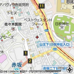三六 赤坂店周辺の地図