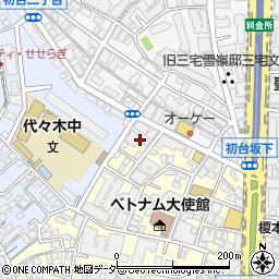 東京都渋谷区元代々木町48周辺の地図