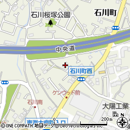 東京都八王子市石川町2466周辺の地図