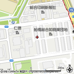 金亀糸業株式会社　船橋流通センター周辺の地図