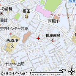 ニシハラ２アパートメント周辺の地図