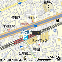 宮武讃岐うどん 笹塚店周辺の地図