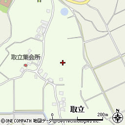 千葉県横芝光町（山武郡）取立周辺の地図
