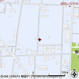 千葉県四街道市鹿放ケ丘周辺の地図