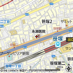ＶＯＲＴ笹塚周辺の地図