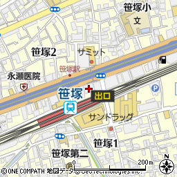 保険相談サロンＦＬＰ　京王笹塚テラス店周辺の地図