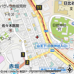 赤坂 ビーフラット B♭周辺の地図