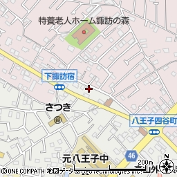 東京都八王子市大楽寺町361周辺の地図