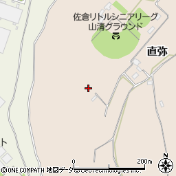 千葉県佐倉市直弥920-2周辺の地図