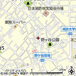 東京都調布市深大寺東町周辺の地図