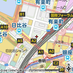 東京都千代田区有楽町周辺の地図